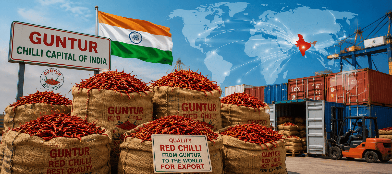 Guntur India's chilli export hub