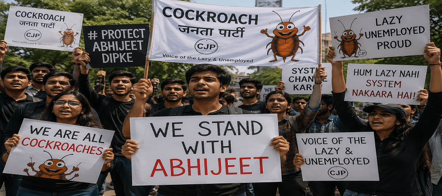 Protest for Abhijeet and CJP Voice