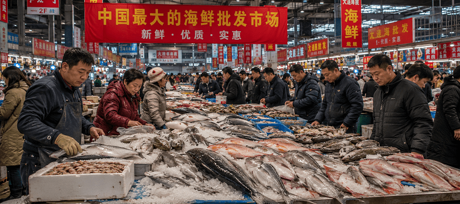 fish market in China